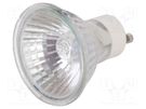 Filament lamp: halogen; 230VAC; 20W; GU10; JDR; 160lm; 38° ZEXT