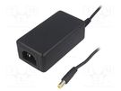 Power supply: switched-mode; 5VDC; 4A; Out: 5,5/2,1; 20W; 90÷264VAC SUNNY
