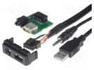 USB/AUX adapter; Mazda; Jack 3,5mm 4pin socket,USB A socket PER.PIC.