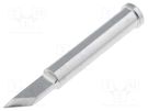 Tip; knife; 6.2mm; for  soldering iron; WEL.WP120,WEL.WXP120 WELLER