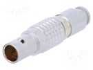 Connector: circular; 0B; plug; male; PIN: 9; soldering; for cable; 2A LEMO