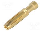 Contact; female; copper alloy; gold-plated; 2.5mm2; Han E®; 16A HARTING