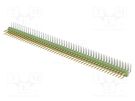 Pin header; pin strips; AMPMODU MOD II; male; PIN: 100; angled 90° TE Connectivity