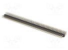 Pin header; pin strips; male; PIN: 100; angled 90°; 2.54mm; THT NINIGI