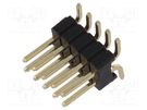 Pin header; pin strips; male; PIN: 10; vertical; 1.27mm; SMT; 2x5 CONNFLY