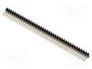 Pin header; pin strips; male; PIN: 80; vertical; 2.54mm; SMT; 2x40 NINIGI