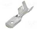 Terminal: flat; 6.3mm; 0.8mm; male; 4÷6mm2; crimped; for cable ERGOM