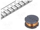 Inductor: wire; SMD; 220uH; 660mA; ±10%; Q: 12; Ø: 10mm; H: 6mm; 730mΩ BOURNS
