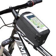 Wozinsky frame bike bag phone cover up to 6.5 inch 1l black (WBB6BK), Wozinsky