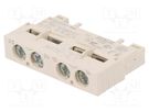 Auxiliary contacts; NO x2; front; Leads: screw terminals SCHNEIDER ELECTRIC