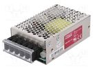 Power supply: switched-mode; for building in,modular; 25W; 15VDC TRACO POWER