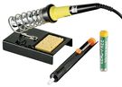 4-Piece Lead-Free Soldering Set, 30 W, black - with soldering iron, soldering iron stand, desoldering pump and solder