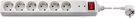 Surge-Protected Power Strip with Switch 1.4 m, white - safety socket (Type F, CEE 7/3)