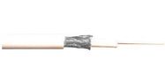 CABLE/COAX, 26AWG, 50 OHM, 500FT/WHITE