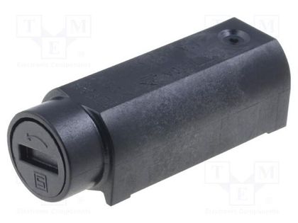 Fuse holder; cylindrical fuses; THT; 5x20mm; -40÷85°C; 10A; black SCHURTER 0031.3558