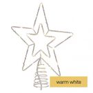 Standard LED intercon. Christmas star, 28.5 cm, outdoor and indoor, warm white, EMOS