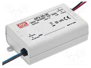 Power supply: switched-mode; LED; 36W; 36VDC; 1A; 90÷264VAC; IP42 MEAN WELL