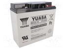 Re-battery: acid-lead; 12V; 22Ah; AGM; maintenance-free; 6.2kg YUASA