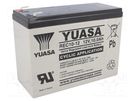 Re-battery: acid-lead; 12V; 10Ah; AGM; maintenance-free; 3.2kg YUASA