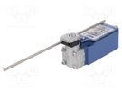 Limit switch; adjustable plunger, max length 170mm; NO + NC PANASONIC