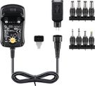 Universal Power Supply (3 V - 12 V  max. 7.2 W / 0.6 A), black, 1.8 m - incl. 1x USB and 8x DC adapters