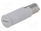 Adapter; cylindrical fuses; 6.3x32mm; -40÷85°C; 15A; 600V LITTELFUSE