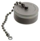 PROTECTION CAP W/CHAIN, SIZE 28, METAL