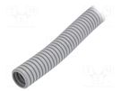 Protective tube; Size: 20; PVC; grey; L: 25m; -25÷60°C; 320N PAWBOL