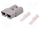 Plug; wire-wire; SB® 120; hermaphrodite; PIN: 2; for cable; crimped ANDERSON POWER PRODUCTS