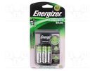 Charger: for rechargeable batteries; Ni-MH; Size: AA,AAA,R03,R6 ENERGIZER
