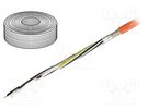 Wire: control cable; chainflex® CF887,hybrid; orange; stranded IGUS