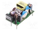 Converter: AC/DC; 10W; 80÷264VAC; 12VDC; Iout: 850mA; OUT: 1; 83%; PCB MEAN WELL