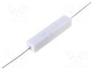 Resistor: wire-wound; cement; THT; 220Ω; 10W; ±5%; 10x9x49mm ROYAL OHM