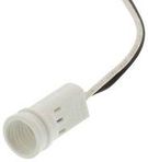LED CABLE, 12IN, 24AWG, WHITE/BLACK