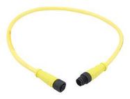 CABLE ASSY, 5P M12 PLUG-RCPT, 19.7"