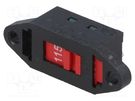 Switch: slide; Pos: 2; DPDT; 12A/250VAC; ON-ON; screw; SL14 CANAL ELECTRONIC
