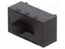 Switch: slide; Pos: 2; DPDT; 2A/250VAC; ON-ON; THT; Leads: for PCB CANAL ELECTRONIC