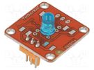 Extension module; 3pin; LED diode 5mm blue; prototype board ARDUINO