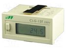 Counter: electronical; working time; LCD; Range: 0÷99999,9h; IP20 F&F