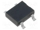 Bridge rectifier: single-phase; 250V; If: 0.8A; Ifsm: 40A; DBS; SMT LUGUANG ELECTRONIC