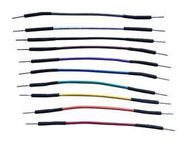 JUMPER WIRES, MULTI-COLORED, 30CM, 24AWG