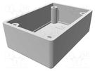 Enclosure: shielding; X: 56mm; Y: 81mm; Z: 40mm; ABS,stainless steel HAMMOND