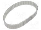 Timing belt; AT5; W: 16mm; H: 2.7mm; Lw: 280mm; Tooth height: 1.2mm OPTIBELT