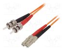 Fiber patch cord; OM1; LC/UPC,ST/UPC; 2m; LSZH; orange LAPP