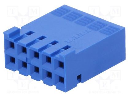 Plug; wire-board; female; Dubox®; 2.54mm; PIN: 10; w/o contacts Amphenol Communications Solutions 65239-005LF