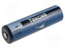 Battery: lithium; 3.6V; AA; 2400mAh; non-rechargeable TEKCELL