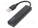 Card reader: memory; USB 2.0; black; 480Mbps; Communication: USB EDNET