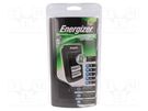 Charger: for rechargeable batteries; Ni-MH; Usup: 100÷240VAC ENERGIZER