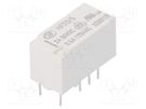 Relay: electromagnetic; DPDT; Ucoil: 5VDC; 2A; 0.5A/125VAC; PCB HONGFA RELAY