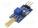 Sensor: tilt; LM393; Ch: 1; 32x14mm; 3÷5VDC; Arduino OKYSTAR